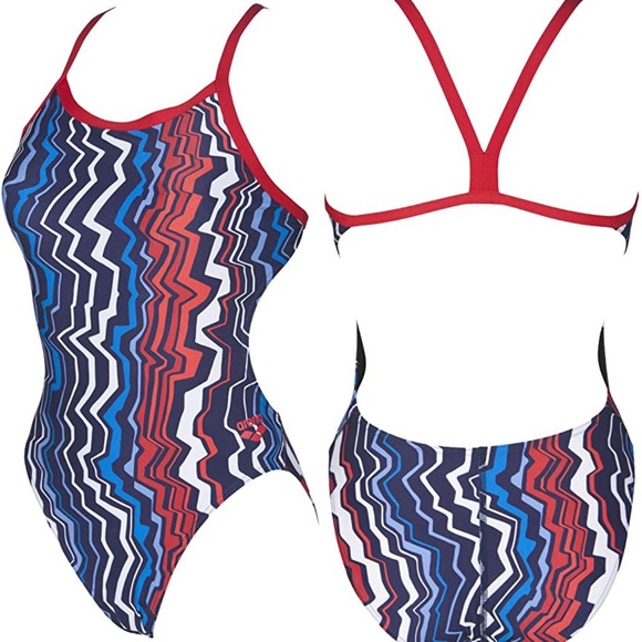 Arena Zig zag Challenge MaxLife one Piece Swimsuit - Picture 2 of 8